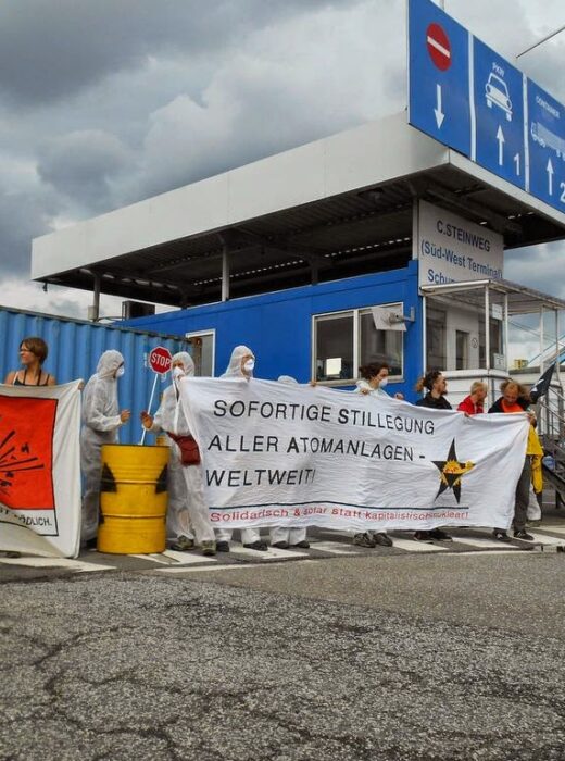 Protest gegen Atomtransporte in Hamburg, C. Steinweg