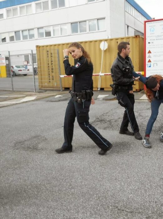 Protest gegen Atomtransporte in Hamburg, C. Steinweg