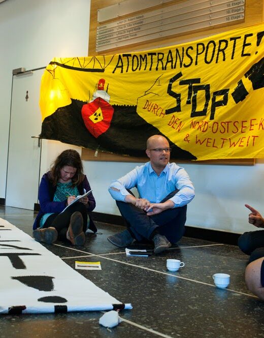 Protest vor dem Ministerium in Kiel
