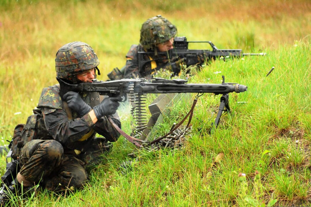 Bundeswehr: Soldaten bei einer Gefechtübung