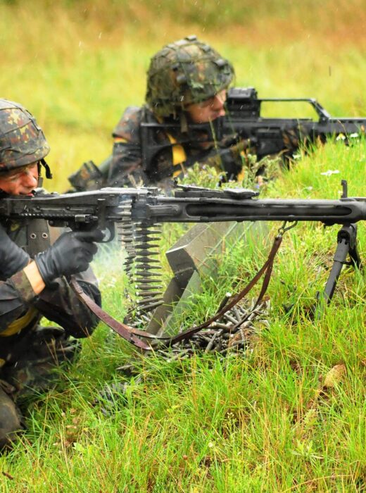 Bundeswehr: Soldaten bei einer Gefechtübung