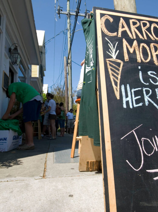 Beim Carrot Mob wird konsumiert, um die Einnahmen in nachhaltige Projekte zu investieren