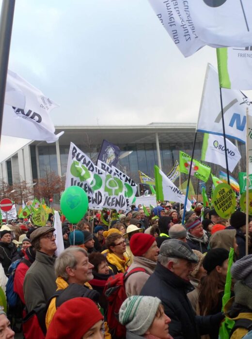 Demonstatrionszug anlässlich der Grünen Woche unter dem Motto "Wir haben es satt!" für eine gerechte Landwirtschafts- und Klimapolitik 2013