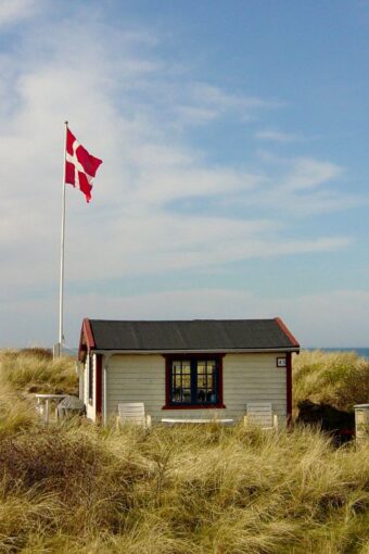 Ein kleines, feines Ferienhäusen in Mitten von Dünen im Norden von Dänemark