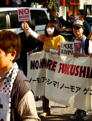 Protest gegen Atomkraft in Japan