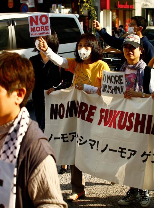 Protest gegen Atomkraft in Japan