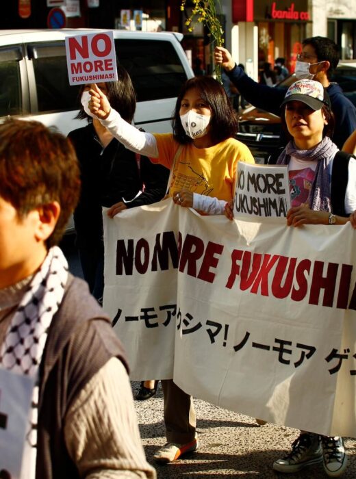 Protest gegen Atomkraft in Japan